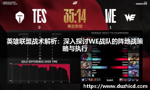英雄联盟战术解析：深入探讨WE战队的阵地战策略与执行